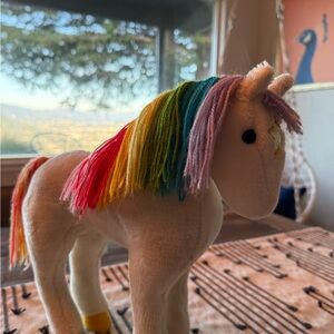 Original Vintage 1983 Rainbow Brite Starlite 12” Plush Horse